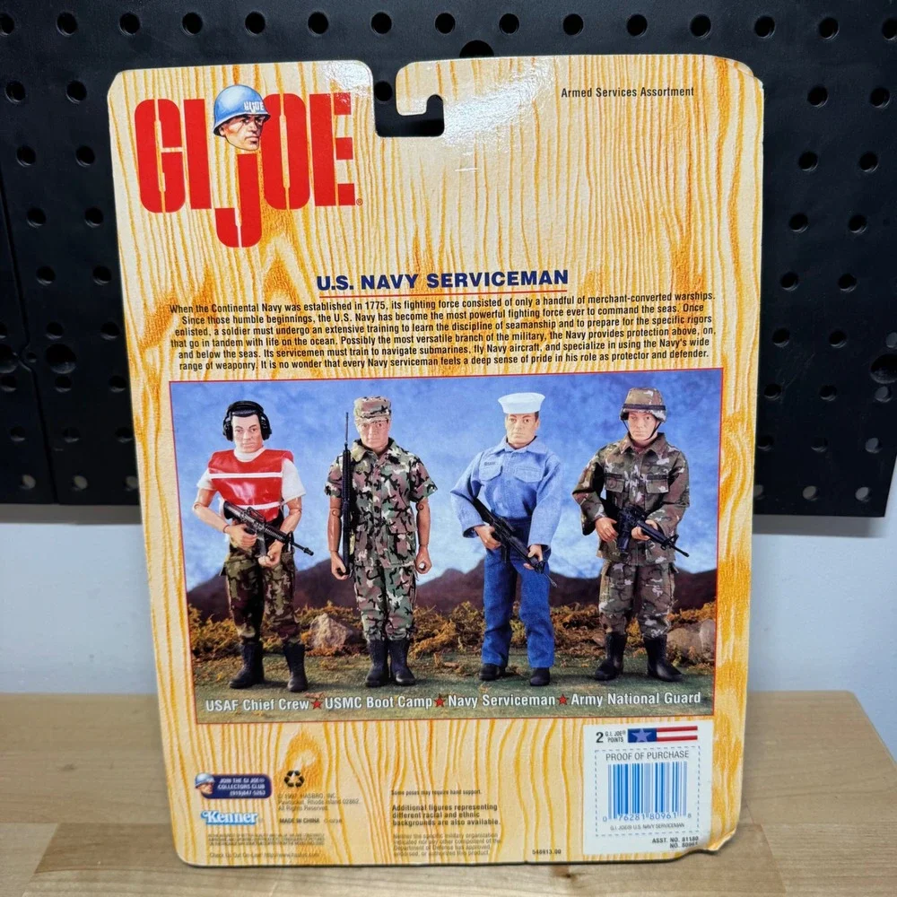 Vintage 1997 GI Joe US Navy Serviceman 12
